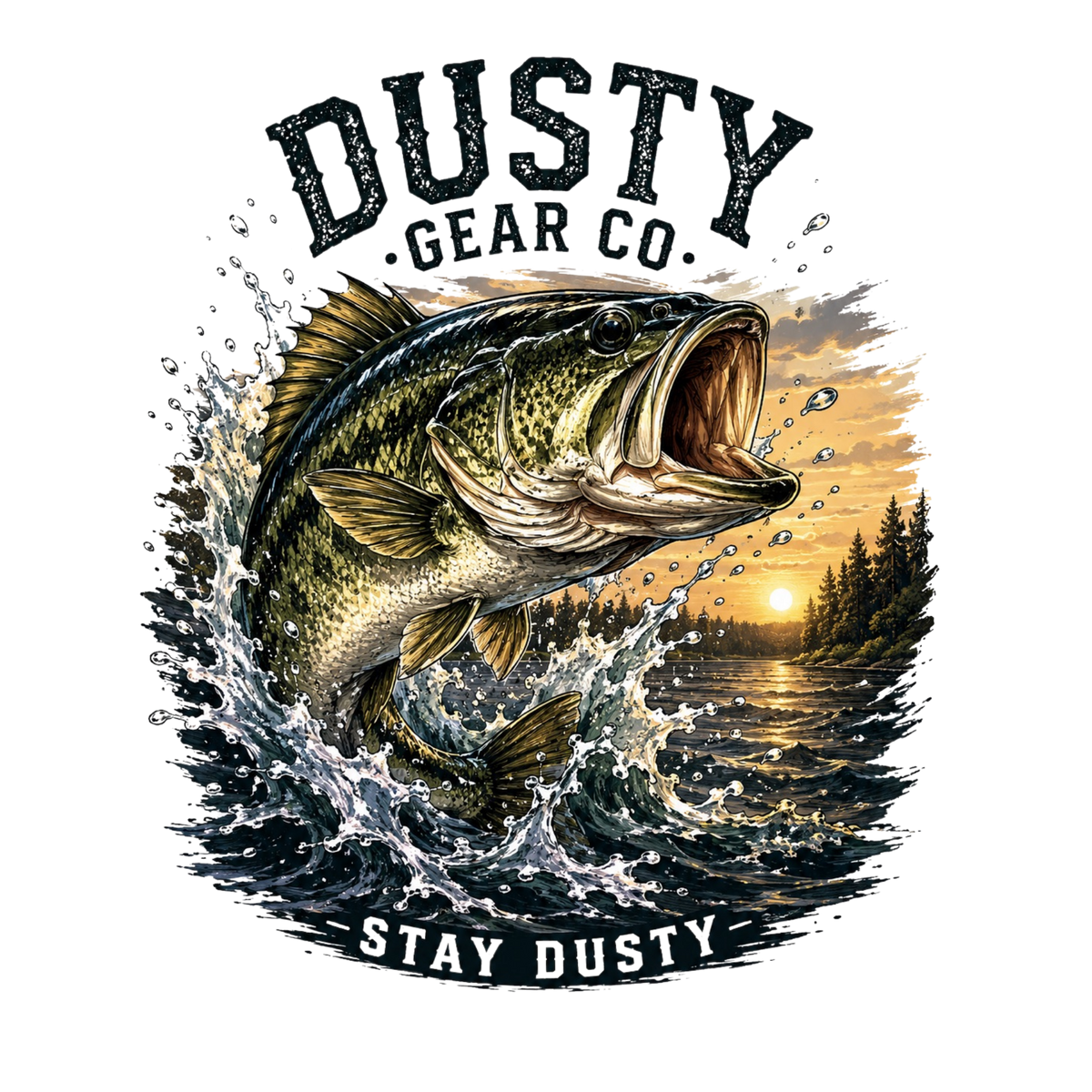 Dusty UPF 50+ BIIG BASS Hoodie