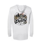 Ladies Dusty UPF 50+ Floral Performance Hooded Long Sleeve