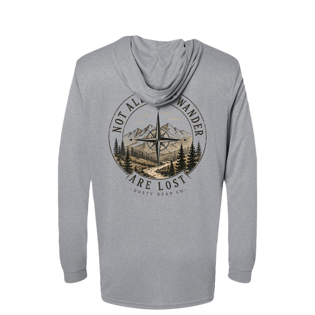 Ladies UPF 50+ Dusty Wanderer Performance Hooded Long Sleeve