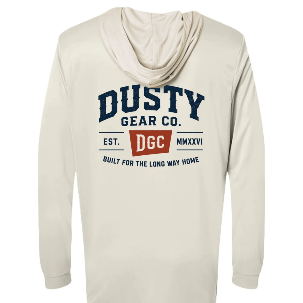 The UPF 50+ Dusty Men's Performance Hooded Long Sleeve